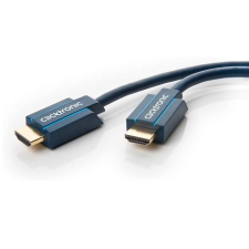 ClickTronic High Speed HDMI - HDMI kábel 15m Kék kábel és adapter