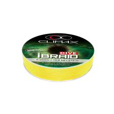 Climax iBRAID DIVE SINKING FLUO YELLOW 275m 0.15mm 7.5kg horgászzsinór