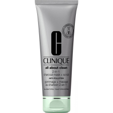 Clinique All About Clean 2-in-1 Charcoal Mask + Scrub 100ml (192333088999) arcpakolás, arcmaszk