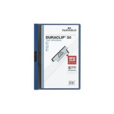 Clip-mappa Durable Duraclip A/4 30 lapig kék mappa