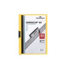 Clip-mappa Durable Duraclip A/4 60 lapig sárga mappa