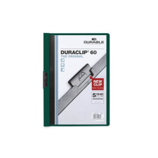  Clip-mappa Durable Duraclip A/4 60 lapig sötétzöld mappa
