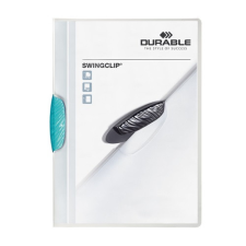  Clip-mappa Durable Swingclip A/4 30 lapig világoskék mappa