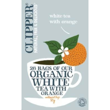 Clipper bio fehér tea naranccsal, 26 filter tea