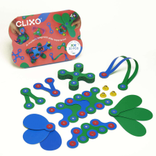 Clixo mágneses építőjáték - Crew Blue & Green (30 db) mágneses építőjáték