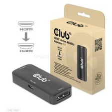 CLUB3D ADA HDMI Active 4K60Hz Repeater F/F (CAC-1307) kábel és adapter