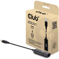 CLUB3D CAC-1421 USB 3.1 UTP Átalakító 5Gbps fekete kábel és adapter