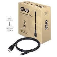 CLUB3D micro HDMI - HDMI 2.0 1m kábel (CAC-1351) kábel és adapter