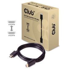 CLUB3D Ultra High Speed HDMI Cable 10K 120Hz 48Gbps M/M 2m Black kábel és adapter