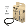 CLUB3D USB 4.0 Type C Összekötő Fekete 1m CAC-2501