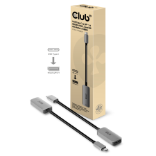 CLUB3D USB-C apa - DisplayPort apa Aktív adapter kábel és adapter