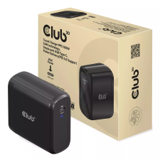 CLUB3D USB-C Hálózati töltő - Fekete (100W) mobiltelefon kellék