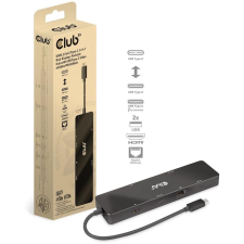 Club 3D CLUB3D CSV-1584 dokkoló állomás és port replikátor Vezetékes USB 3.2 Gen 2 (3.1 Gen 2) Type-C Fekete (CSV-1584) hub és switch