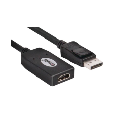 Club 3D CLUB3D DisplayPort to HDMI Adapter Cable 0,13 M Fekete (CAC-1001) kábel és adapter