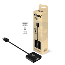 Club 3D Club3d hdmi 1.4 - d-sub adapter cac-1302 kábel és adapter