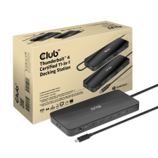 Club 3D CLUB3D univerzális dokkoló állomás Thunderbolt 4 (CSV-1581) (CSV-1581) laptop kellék