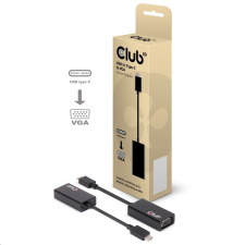 Club 3D CLUB3D USB 3.1 C - D-SUB aktív adapter (CAC-1502) (CAC-1502) kábel és adapter