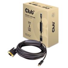 Club 3D CLUB3D USB Type C -> VGA kábel 5m fekete (CAC-1512) (CAC-1512) - Adatkábel kábel és adapter