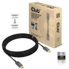 Club 3D HDMI-HDMI AOC 4K120Hz/8K60Hz kábel 10m (CAC-1376) (CAC-1376) kábel és adapter