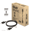 Club 3D kábel - cac-1091 (displayport 2.1, dp80, 4k240hz, 1.2m, bidirectional, m/m)