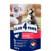 CLUB 4 PAWS Premium Alutasakos Kutyaeledel Pulyka Szószban 100g