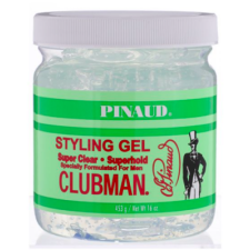 Clubman Pinaud Super Hold Styling Gel Clear 16oz. (453g) hajformázó