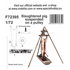  CMK Slaughtered pig suspended on a pulley 1:72 (129-F72395) makett