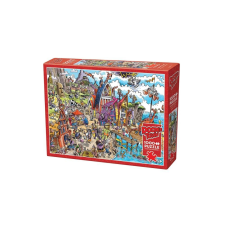 Cobble Hill 1000 db-os puzzle - DoodleTown - Viking Village (44504) puzzle, kirakós