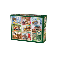 Cobble Hill 1000 db-os puzzle - Squirrels at Home (40287) puzzle, kirakós