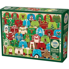 Cobble Hill 1000 db-os Puzzle - Ugly Xmas Sweaters (40124) (0625012401241) puzzle, kirakós