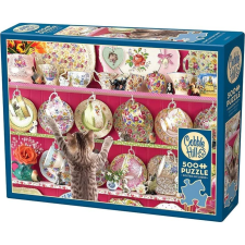 Cobble Hill 500 Darabos Puzzle - High Tea High Jinks 45007 (0625012450072) puzzle, kirakós