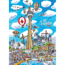 Cobble Hill Puzzle DoodleTown: Toronto 1000 darabos puzzle, kirakós