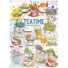 Cobble Hill puzzle tea idő 1000 darab puzzle, kirakós