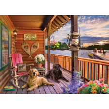 Cobble Hill Puzzle Üdvözlet a Tóparti Házban 1000 darabos puzzle, kirakós