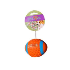 COBBYS PET AIKO FUN Latex rögbi labda 9cm sípoló kutyajáték kutyafelszerelés