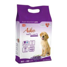 Cobbys Pet Aiko Soft Care Levander 60x60cm 10db Levendula illatú kutyapelenka (42005) kutyafelszerelés