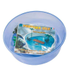  COBBYS PET Teknőstál kerek 26cm x 7,5cm 3l szigettel és pálmákkal