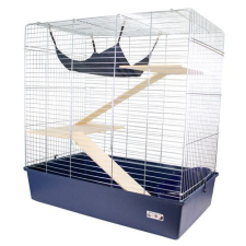  COBBYS Vadászgörény Ketrec - 80x80x44 cm ketrec, szállítóbox rágcsálóknak