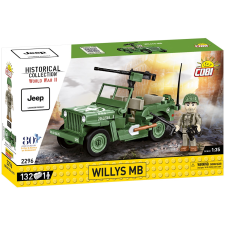 Cobi : Willys Willys MB Jeep 132 darabos építő készlet készségfejlesztő