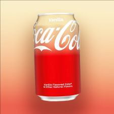 Coca-Cola Coca Cola USA vanília 355ml üdítő, ásványviz, gyümölcslé