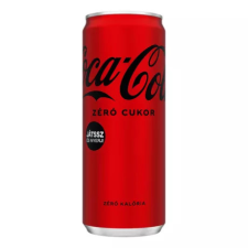  Coca-Cola dobozos 330 ML ZERO üdítő, ásványviz, gyümölcslé