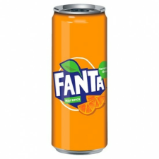 Coca-Cola Fanta narancs ízű szénsavas  330 ml üdítő, ásványviz, gyümölcslé