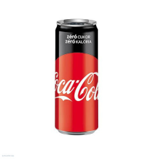 Coca-Cola Üdítőital dobozos Coca-Cola Zero 0,33L üdítő, ásványviz, gyümölcslé