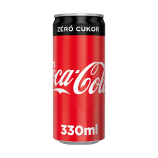 Coca-Cola Üdítőital szénsavas COCA-COLA zero dobozos 0,33L üdítő, ásványviz, gyümölcslé