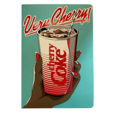 Coca Cola vonalas füzet - 40 lapos A4 - CHERRY poharas füzet