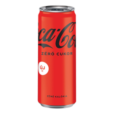  COCA Cola zero Sleek can 0,33l üdítő, ásványviz, gyümölcslé