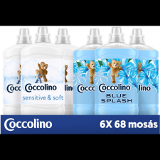 COCCOLINO Sensitive & Blue Splash 6 × 1700 ml (8720181513800) tisztító- és takarítószer, higiénia