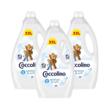 COCCOLINO Sensitive Pure öblítőkoncentrátum (3x3000 ml) tisztító- és takarítószer, higiénia