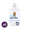 COCCOLINO Sensitive Pure öblítőkoncentrátum 6x1700 ml (408 mosás)