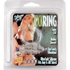 COCKRING SILICON VIBR CLEAR péniszgyűrű